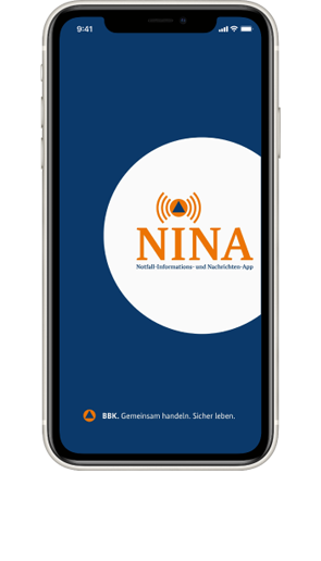 Warn-App NINA, Startbildschirm