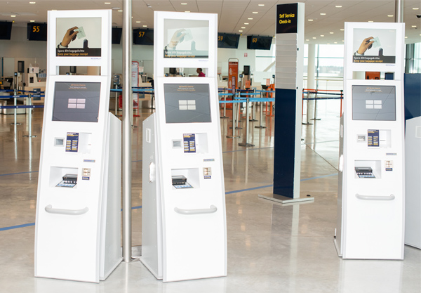 Materna's check-in solution at Stockholm Airport