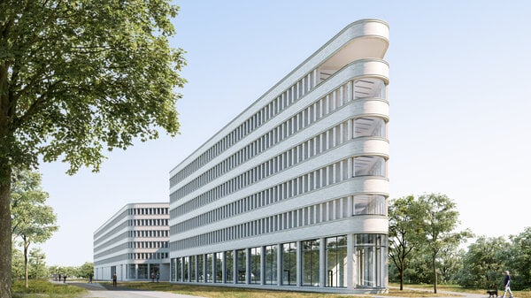 Außenansicht des neuen Materna-Headquarters in Dortmund