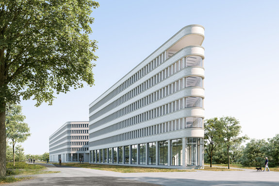 Außenansicht des neuen Materna-Headquarters in Dortmund