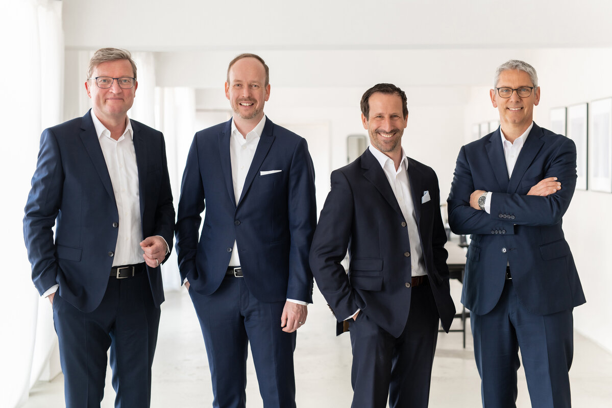 Gruppenfoto des Materna-Vorstands 2023