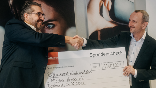 Materna unterstützt regelmäßig soziale Projekte