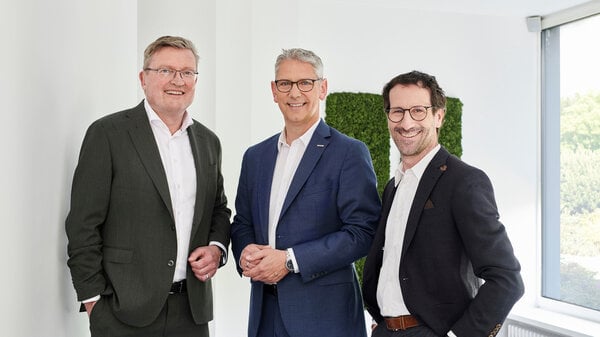 Gruppenfoto: Vorstand der Materna-Gruppe