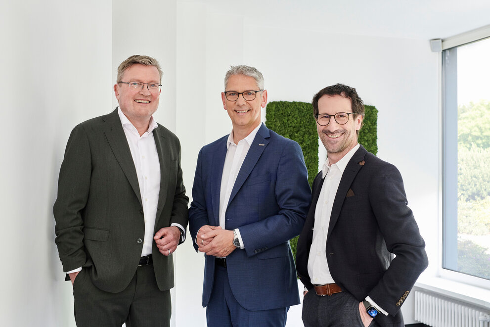 Gruppenfoto: Vorstand der Materna-Gruppe